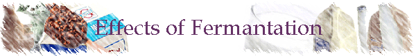 Effects of Fermantation