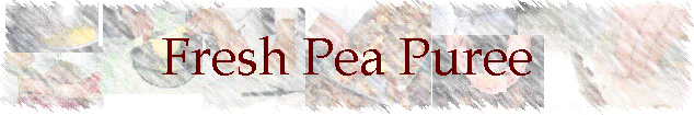 Fresh Pea Puree