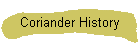 Coriander History